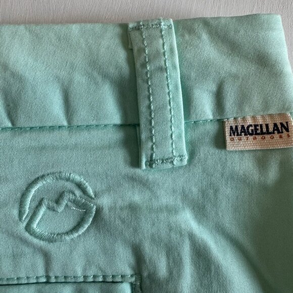 NWT Magellan Shorts Women’s Size 4 Happy Camper 4” Inseam Beach Glass Aqua NEW - Picture 4 of 8